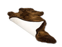 Lammfell Schaffell Fell Premium Handwerk Gerberei Bruno braun 100-110 cm Öko